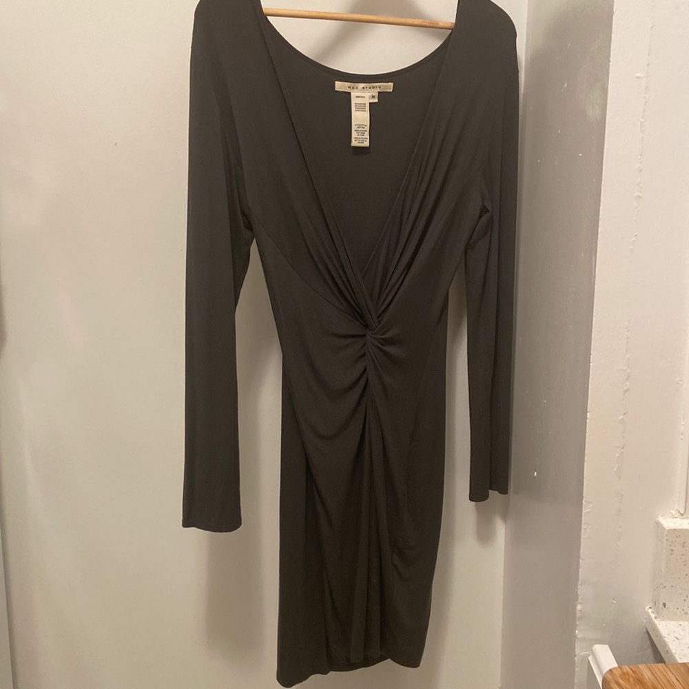 Twist front dress